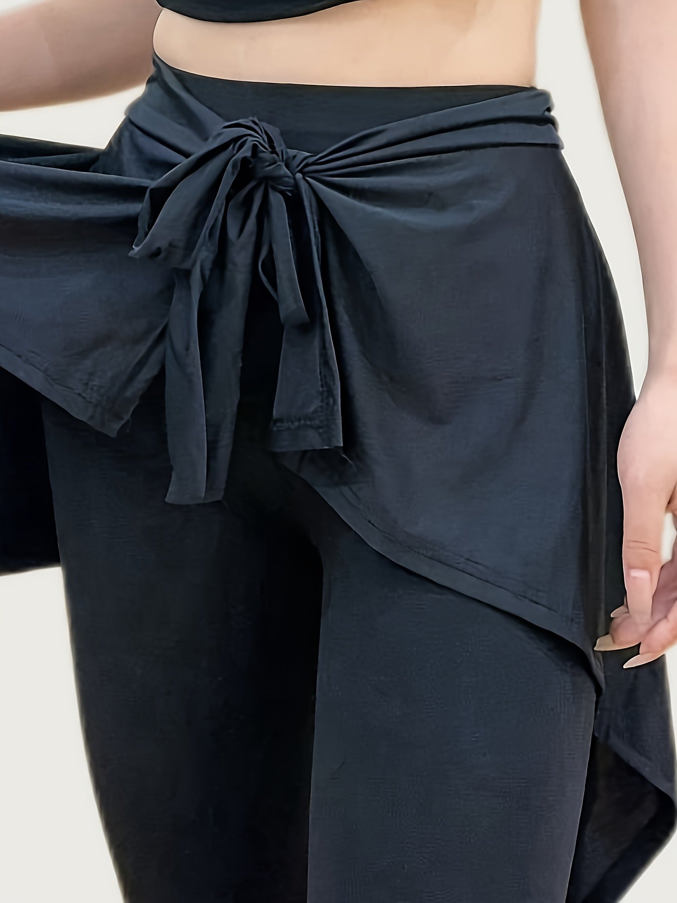 Women's Black High-Waist Yoga Skirt