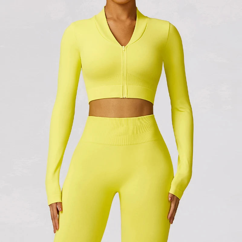 Gym Crop Top Jacket