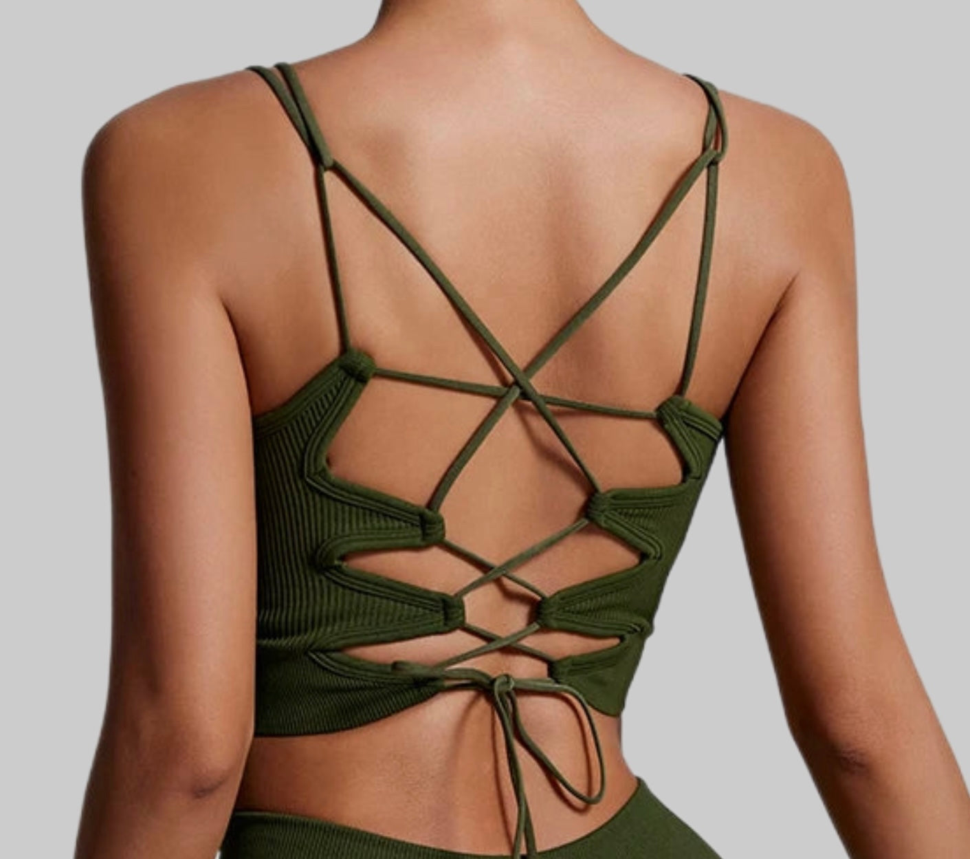 Sports Bra Backless Multistrap