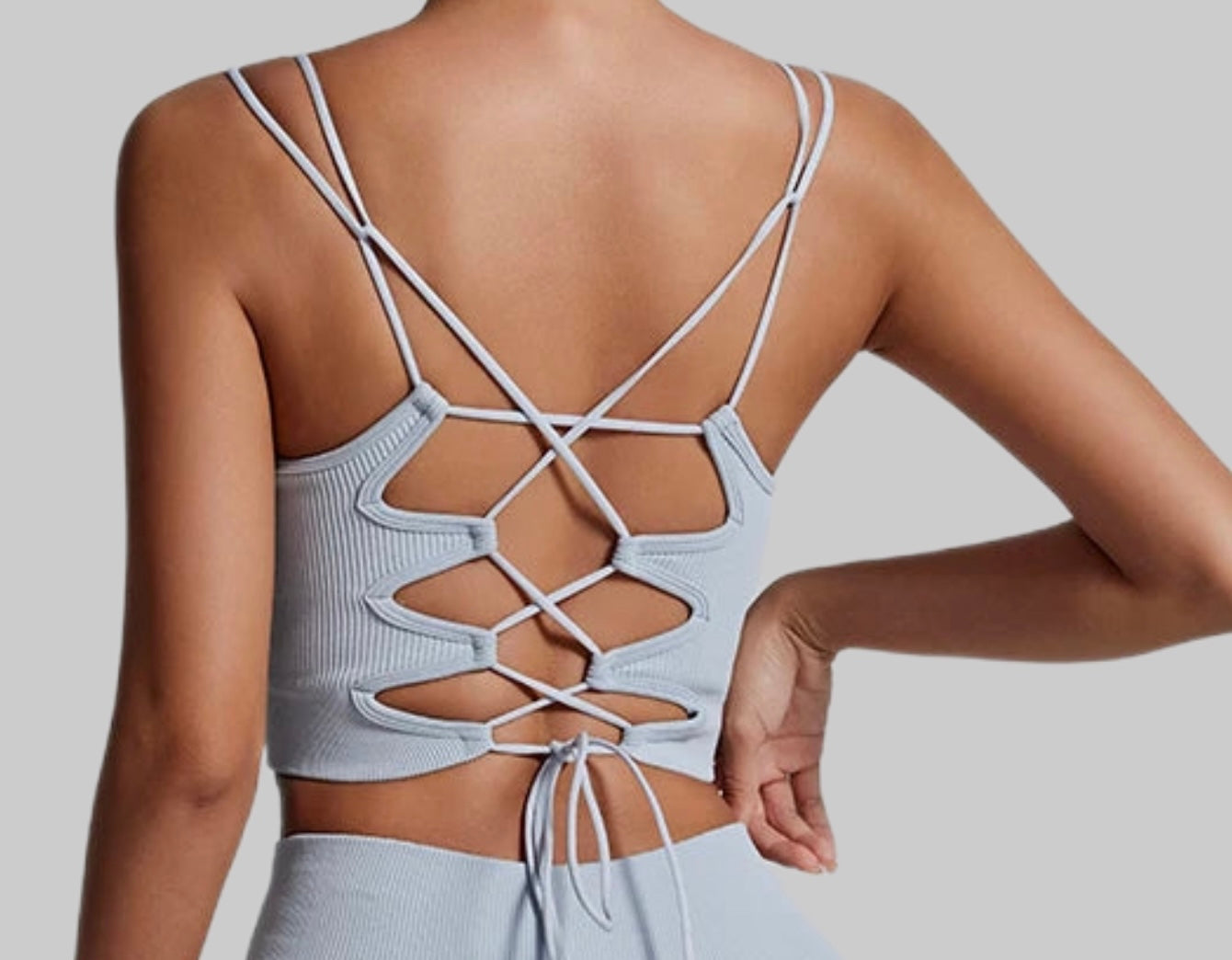 Sports Bra Backless Multistrap