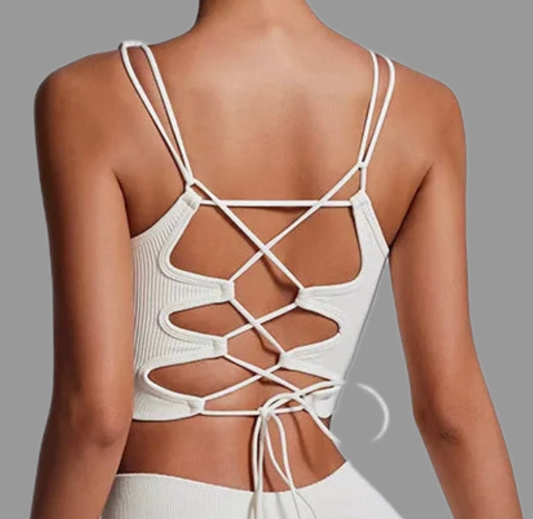 Sports Bra Backless Multistrap