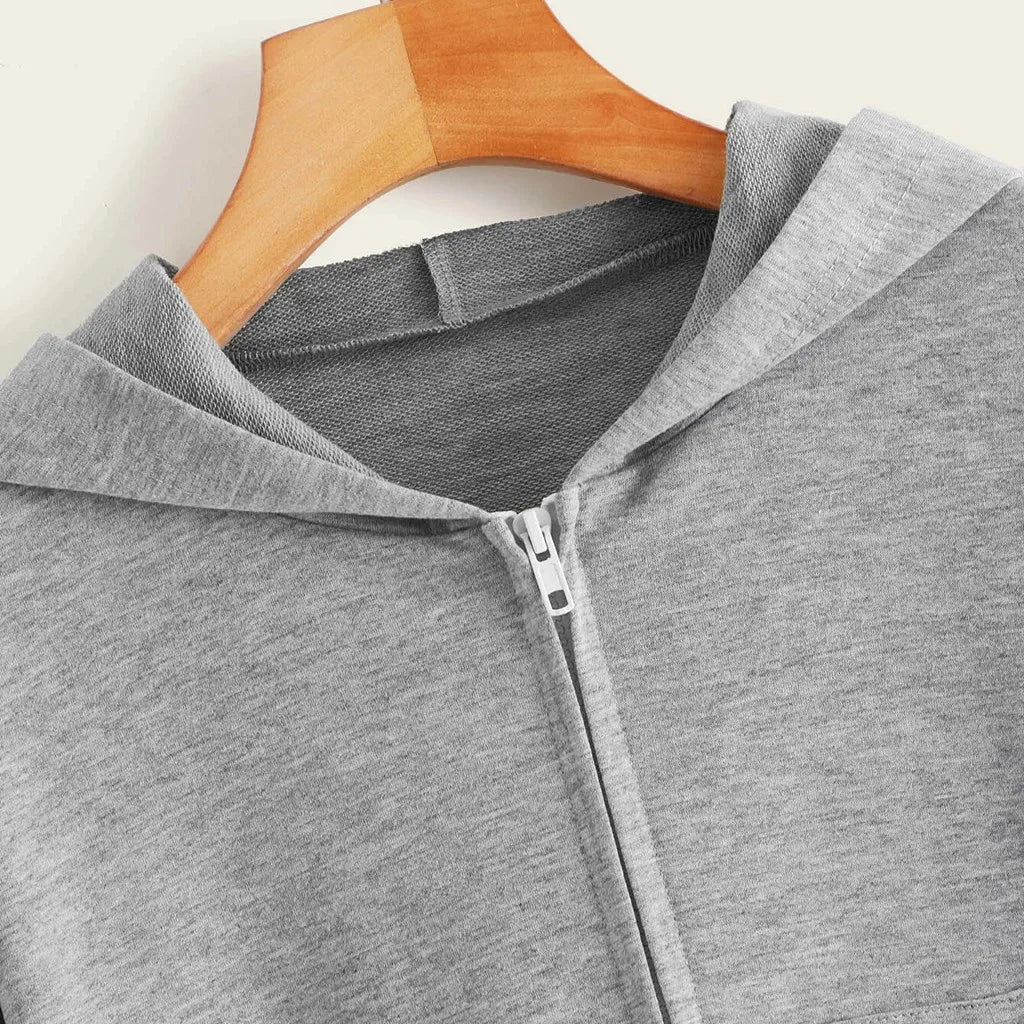 Zip Hooded Sweatshirt