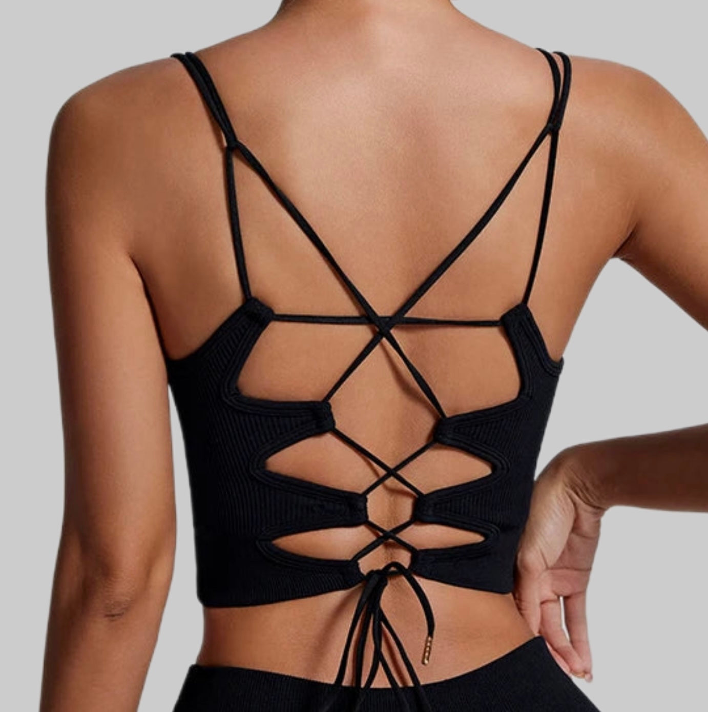 Sports Bra Backless Multistrap