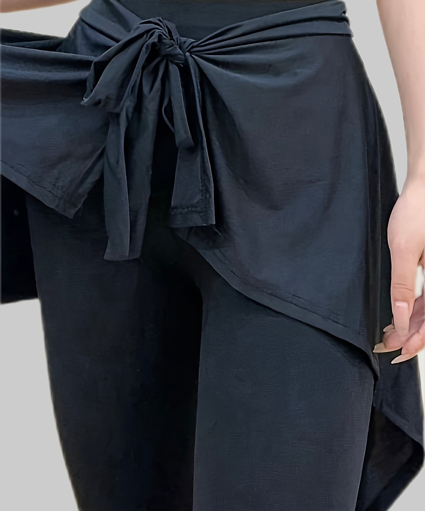 Women's Black High-Waist Yoga Skirt