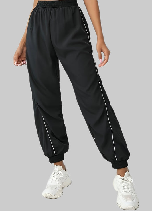 High-Waisted Jogger Pants