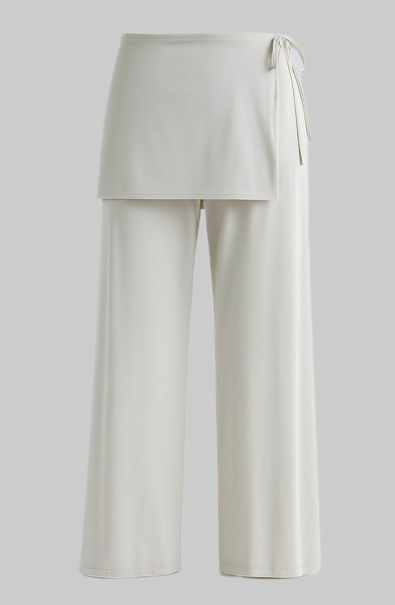 High Waist Skirt Wrap Pants
