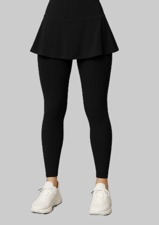 Yoga skirt pants high-waisted