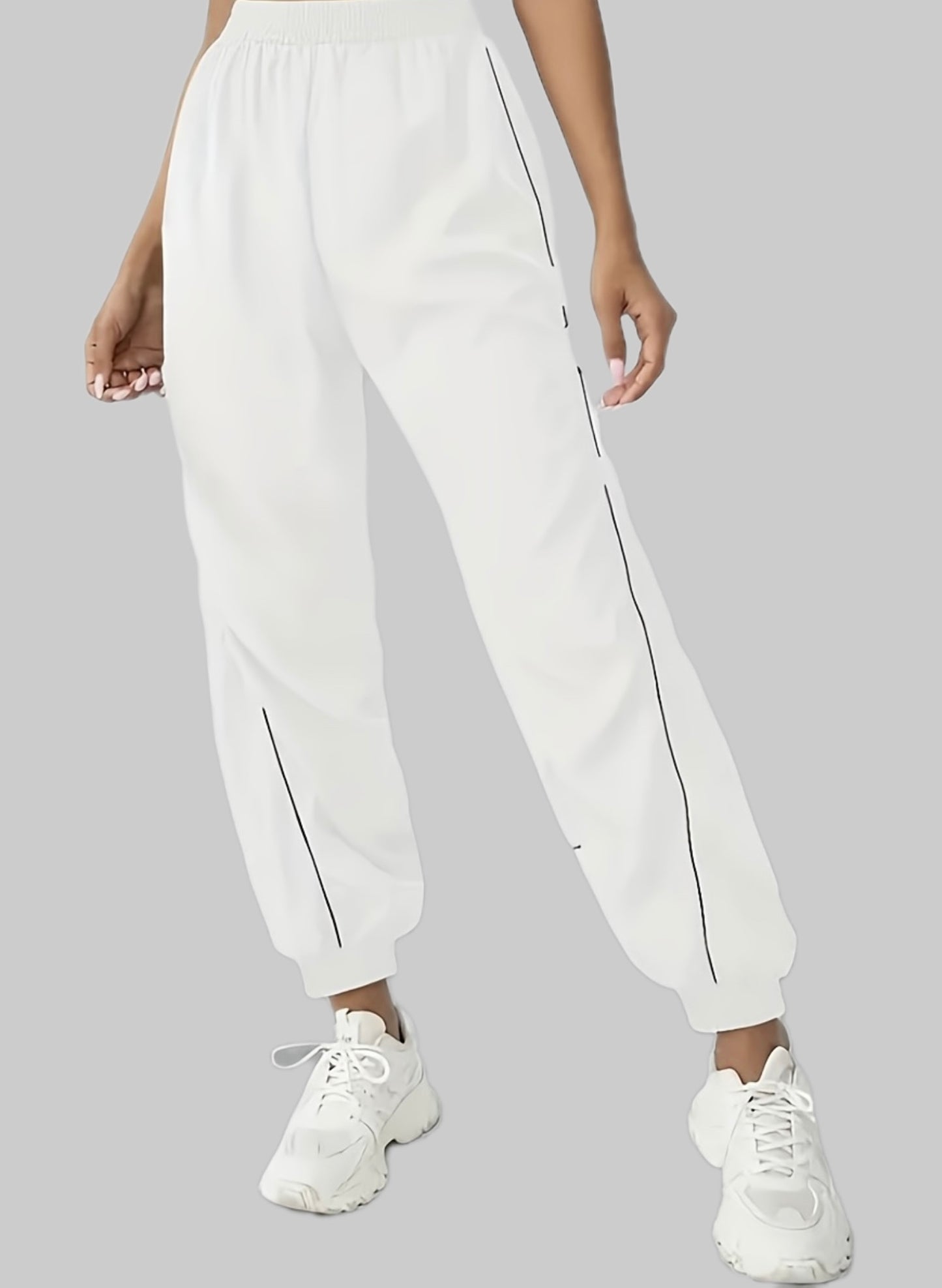 High-Waisted Jogger Pants